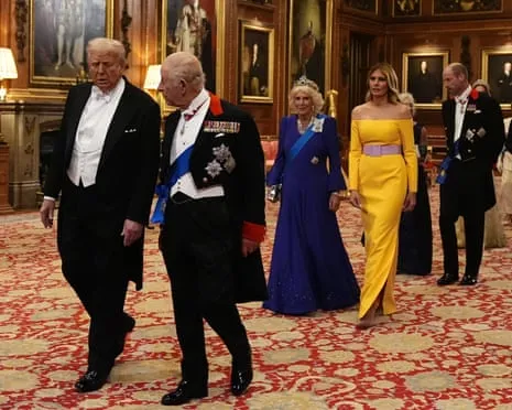 The Royal Family Present Grand Welcome Amid Demonstrations; Jimmy Kimmel Pulled From Air Over Kirk Comments
