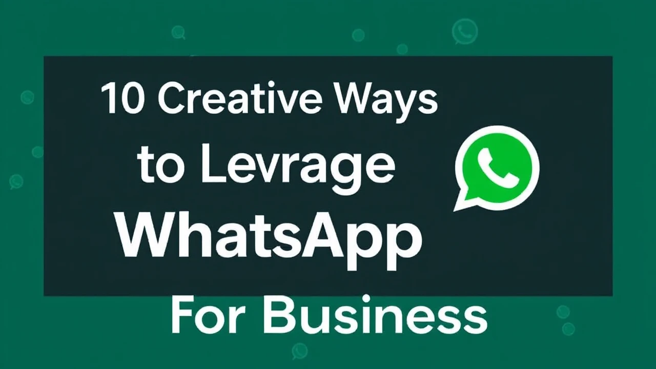 10 Creative Ways to Leverage WhatsApp Web for Business