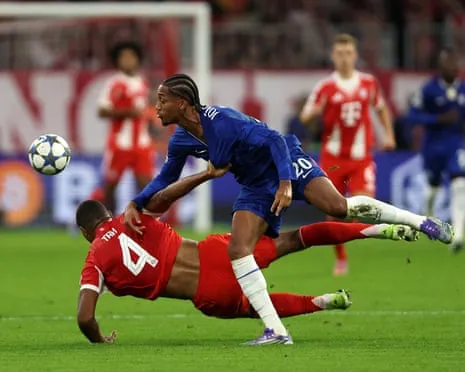 The Blues' boss rages when the German giants center-back Tah escapes sending-off in UCL loss